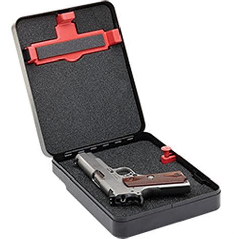 hornady arm lock box pistol security box steel black|hornady safes & lockboxes.